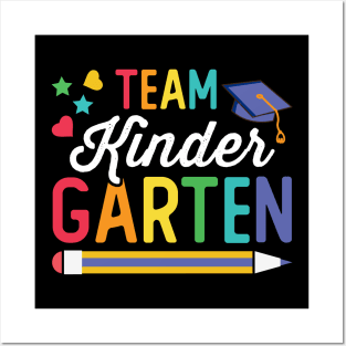 Team Kindergarten Preschool Student Squad Posters and Art